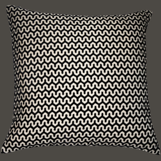 Large Oslo Black Cushion