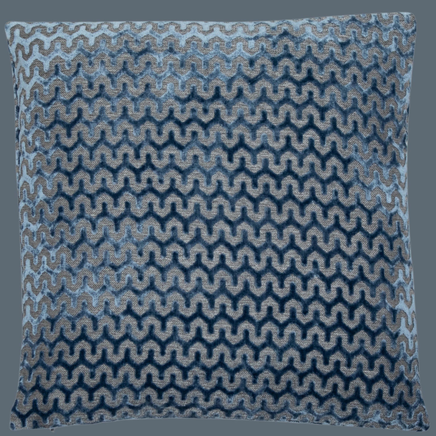 Large Oslo Blue Cushion