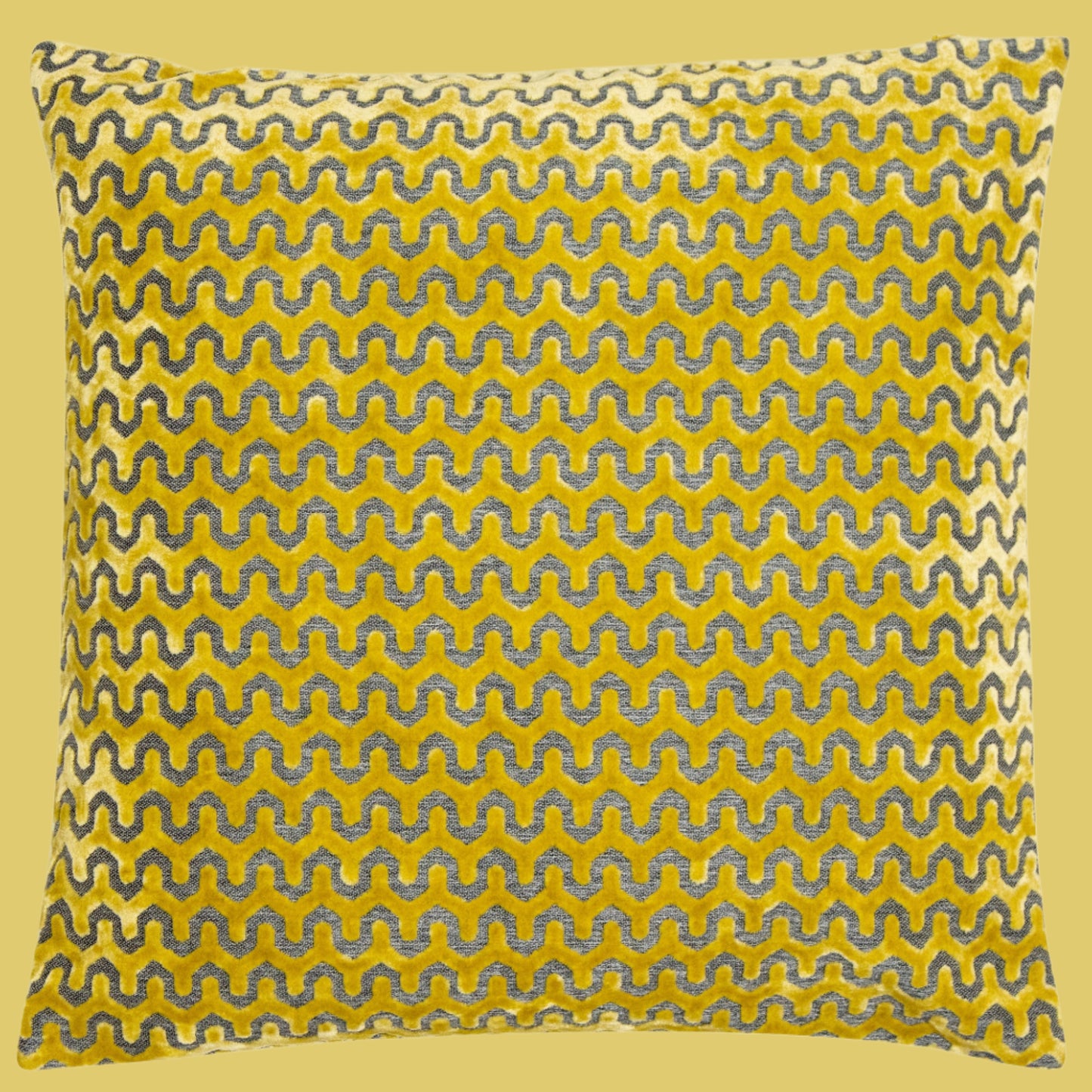 Large Oslo Mustard Cushion