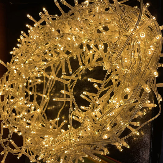 13.6m/44ft 6in Plug In LED Warm White Christmas String Light