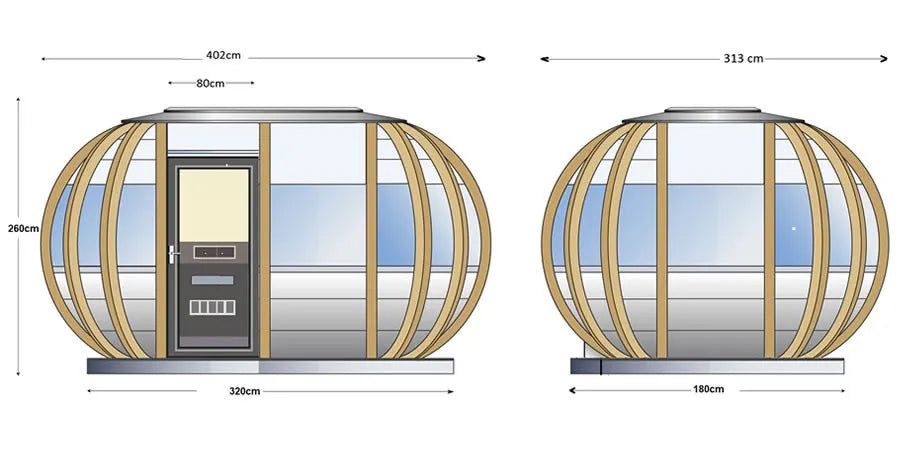 The Deluxe Supreme Ornate Garden Pod