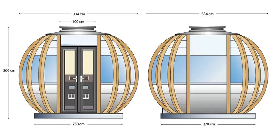 The Grande Deluxe Chic Ornate Garden Pod
