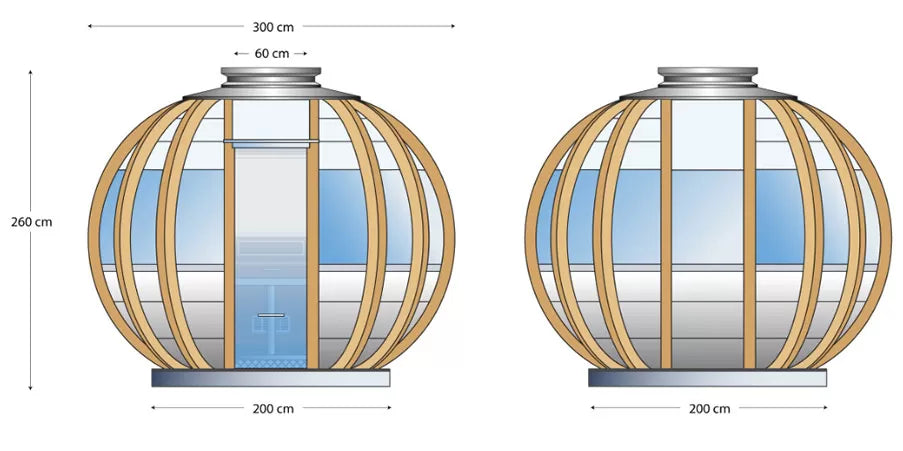 The Deluxe Ornate Garden Pod