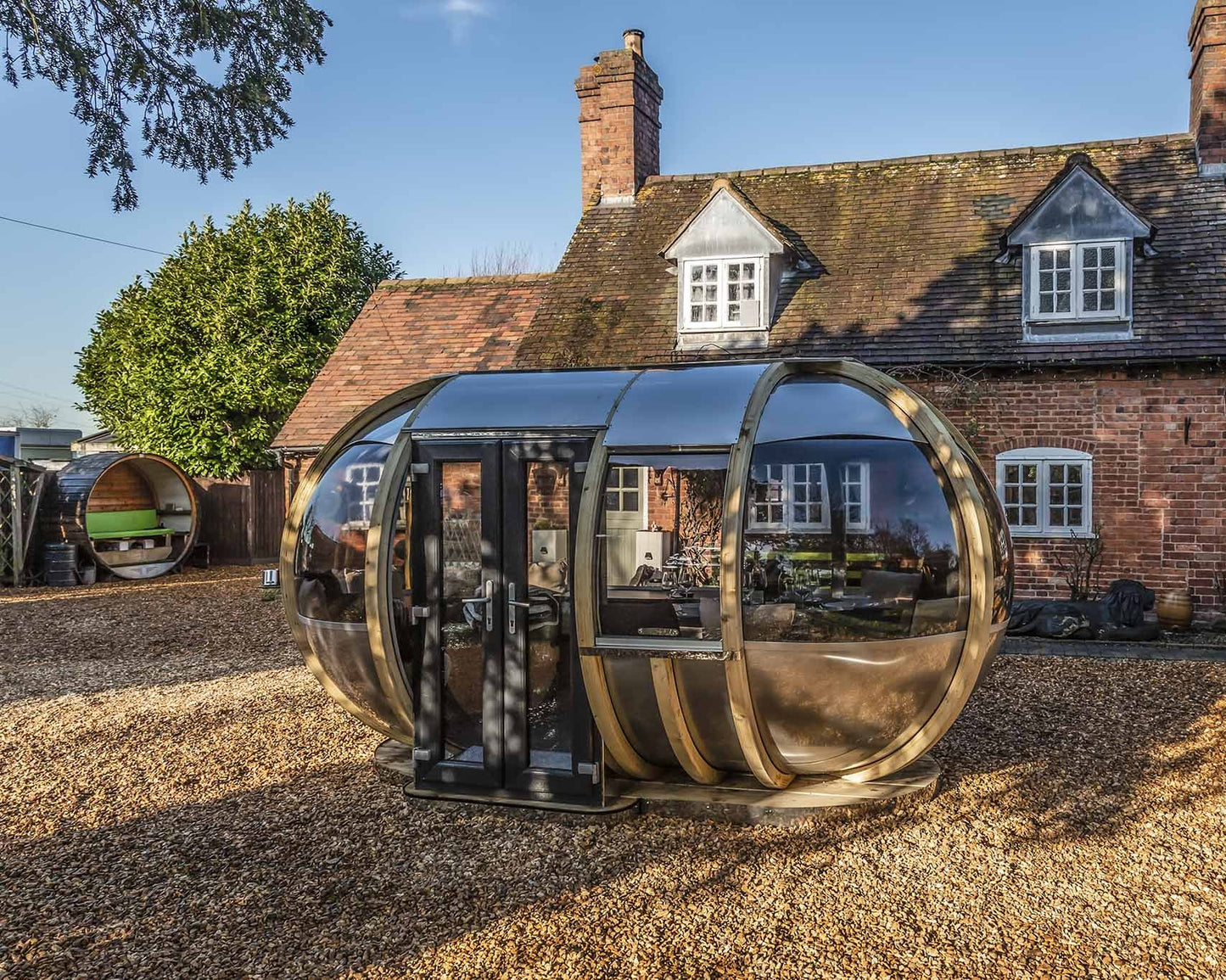 Off-Set ovalhouse Ornate Garden Pod