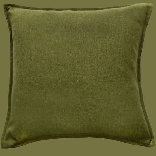Large Tia Olive Cushion