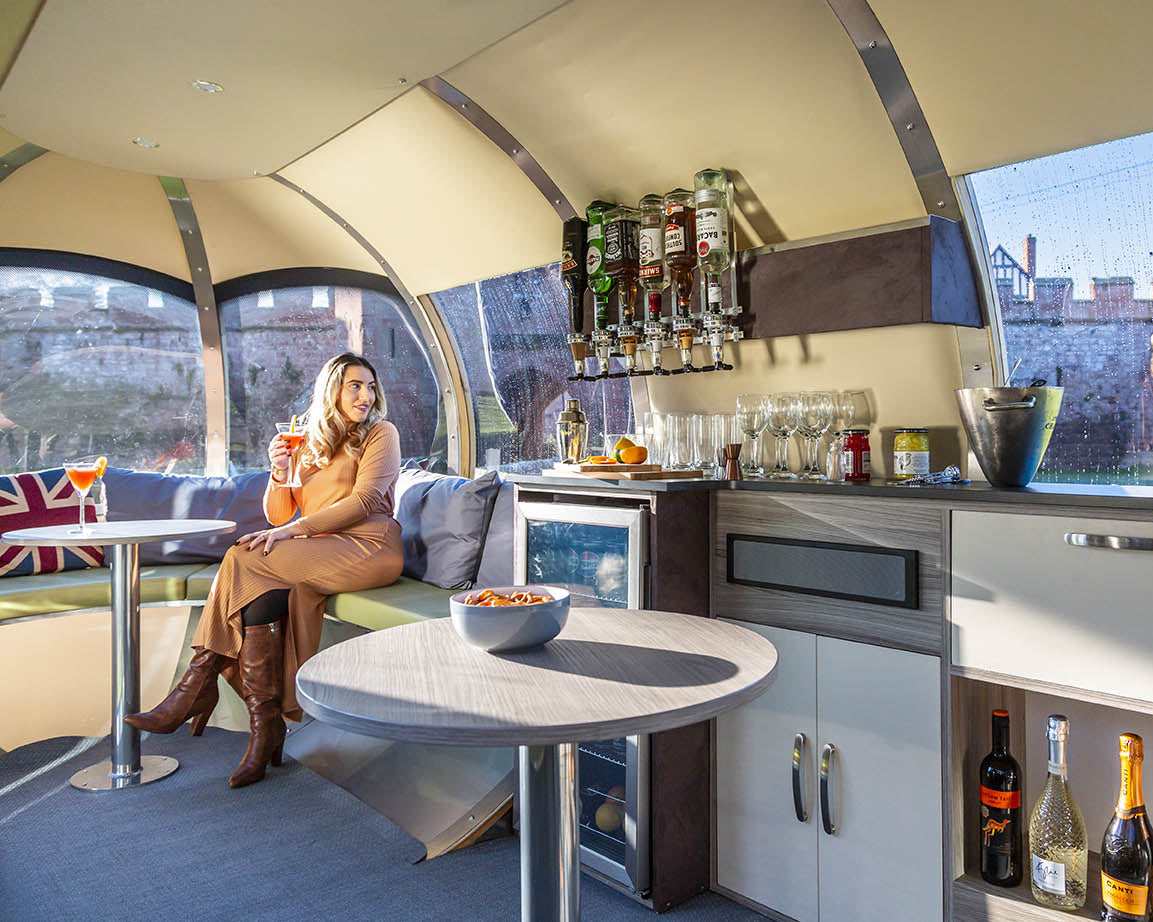 Ovalhouse Bar Ornate Garden Pod
